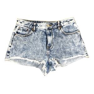 PacSun Light Wash High Rise Festival Jean Shorts